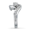 Previously Owned Diamond Engagement Ring 3/4 ct tw Round-Cut 14K White Gold