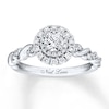 Thumbnail Image 1 of Previously Owned Neil Lane Engagement Ring 3/4 ct tw Round-cut Diamonds 14K White Gold - Size 4.25