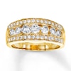 Thumbnail Image 1 of Previously Owned Diamond Ring 1 ct tw Round-cut 14K Yellow Gold Size 9.75