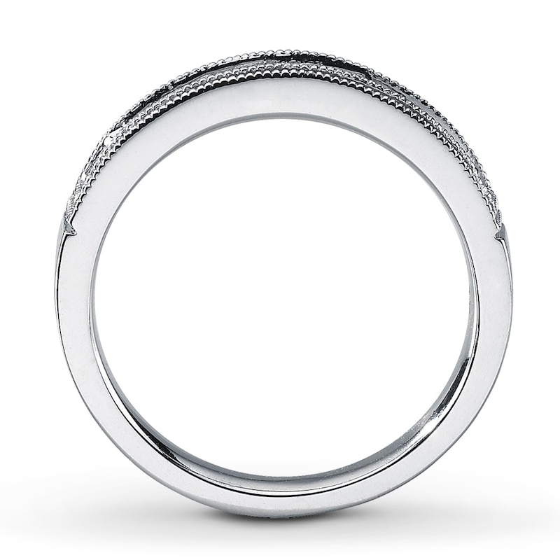 Main Image 2 of Previously Owned Diamond Band 3/4 ct tw Princess-cut 14K White Gold Size 10