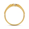 Thumbnail Image 2 of Previously Owned Men's Diamond Wedding Band 1/10 ct tw Round-cut 10K Yellow Gold Size 16.5