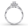 Thumbnail Image 1 of Previously Owned Neil Lane Diamond Engagement Ring 1 ct tw Round-cut 14K White Gold - Size 5