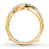 Thumbnail Image 2 of Previously Owned Enhancer Ring 1/5 ct tw Round-cut Diamonds 14K Yellow Gold - Size 5.5