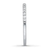 Thumbnail Image 3 of Previously Owned Wedding Band 1/4 ct tw Round-cut Diamonds 14K White Gold - Size 4.25