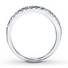 Thumbnail Image 2 of Previously Owned Diamond Wedding Band 1/3 ct tw Round-cut 14K White Gold - Size 4