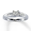 Thumbnail Image 0 of Previously Owned Diamond Engagement Ring 1/2 ct tw Princess-cut 14K White Gold - Size 4