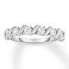 Thumbnail Image 1 of Previously Owned Diamond Anniversary Band 1/3 ct tw Round-cut 14K White Gold Size 8.5