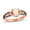 Thumbnail Image 1 of Previously Owned Le Vian Opal Ring 1/3 ct tw Round-cut Diamonds 14K Strawberry Gold Size 9.75
