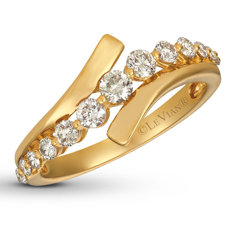 Main Image 1 of Previously Owned Le Vian Nude Diamond Ring 5/8 ct tw Round-cut 14K Honey Gold - Size 8.25
