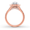 Thumbnail Image 2 of Previously Owned Neil Lane Diamond Engagement Ring 1-1/8 ct tw 14K Cushion & Round-cut Two-Tone Gold - Size 11