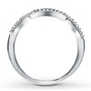 Thumbnail Image 2 of Previously Owned Wedding Band 1/10 ct tw Round-cut Diamonds 14K White Gold Size 8.5
