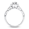 Previously Owned Diamond Engagement Ring 7/8 ct tw Round-cut 14K White Gold
