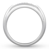 Thumbnail Image 2 of Previously Owned Men's Diamond Band 1/4 ct tw 14K White Gold Size 14.5