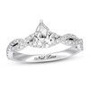 Thumbnail Image 1 of Previously Owned Neil Lane Diamond Engagement Ring 1 ct tw Pear & Round-cut 14K White Gold Size 8.5