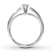 Thumbnail Image 2 of Previously Owned Diamond Engagement Ring 1-3/8 ct tw Princess-cut 14K White Gold - Size 4