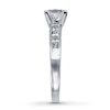 Thumbnail Image 3 of Previously Owned Diamond Engagement Ring 1-3/8 ct tw Princess-cut 14K White Gold - Size 4
