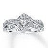 Thumbnail Image 1 of Previously Owned Leo Diamond Engagement Ring 3/4 ct tw Diamonds 14K White Gold Size 9.5