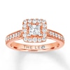 Thumbnail Image 0 of Previously Owned Leo Diamond Engagement Ring 5/8 Carat tw 14K Rose Gold - Size 10