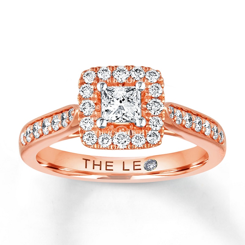 Previously Owned Leo Diamond Engagement Ring 5/8 Carat tw 14K Rose Gold - Size 10