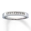 Thumbnail Image 1 of Previously Owned Diamond Wedding Band 1/4 ct tw Princess-cut 14K White Gold Size 4.75