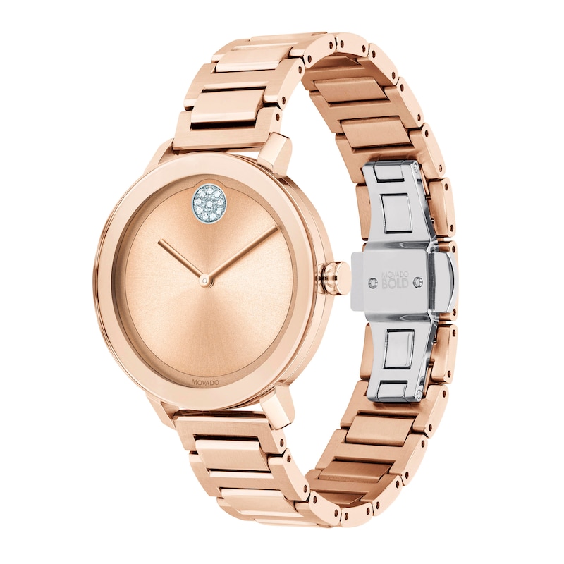 Main Image 3 of Previously Owned Movado BOLD Women's Stainless Steel Watch 3600650