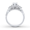 Thumbnail Image 2 of Previously Owned Neil Lane Engagement Ring 1-3/8 ct tw Diamonds 14K White Gold