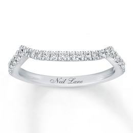 Previously Owned Neil Lane Wedding Band 1/4 ct tw Round-cut Diamonds 14K White Gold