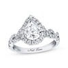 Thumbnail Image 1 of Previously Owned Neil Lane Diamond Engagement Ring 2-1/8 ct tw Pear & Round 14K White Gold