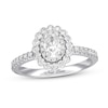 Thumbnail Image 1 of Previously Owned Neil Lane Diamond Engagement Ring 7/8 ct tw Oval & Round-cut 14K White Gold