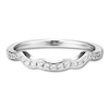 Thumbnail Image 4 of Previously Owned Diamond Wedding Band 1/6 ct tw Round-cut 14K White Gold