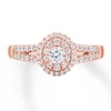 Thumbnail Image 3 of Previously Owned Diamond Engagement Ring 3/8 ct tw Round-cut 10K Rose Gold