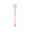 Thumbnail Image 2 of Previously Owned Love + Be Loved Diamond Ring 1/10 ct tw Round-cut 10K Rose Gold Size 7