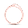 Thumbnail Image 3 of Previously Owned Love + Be Loved Diamond Ring 1/10 ct tw Round-cut 10K Rose Gold Size 7