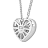 Thumbnail Image 4 of Previously Owned Emmy London Diamond Heart Necklace 1/8 ct tw Sterling Silver 20"
