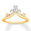 Thumbnail Image 1 of Previously Owned Diamond Engagement Ring 1/3 ct tw Round-cut 14K Two-Tone Gold