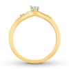 Thumbnail Image 1 of Previously Owned Diamond Engagement Ring 1/3 ct tw Round-cut 14K Two-Tone Gold
