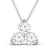 Thumbnail Image 1 of Previously Owned 3-Stone Diamond Necklace 1 ct tw Round-cut 14K White Gold