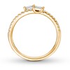 Thumbnail Image 2 of Previously Owned Ever Us Diamond Ring 1/4 ct tw Baguette & Round 10K Yellow Gold
