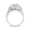 Thumbnail Image 2 of Previously Owned Diamond Engagement Ring 2 ct tw Round & Baguette-cut 10K White Gold