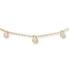 Thumbnail Image 1 of Previously Owned Diamond Choker Necklace 1/6 Carat tw 10K Yellow Gold