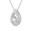 Thumbnail Image 3 of Previously Owned THE LEO Diamond Necklace 1/2 ct tw Round-cut 14K White Gold