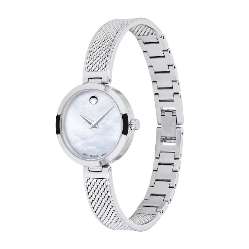 Main Image 2 of Previously Owned Movado AMIKA Women's Stainless Steel Bangle Watch 0607361