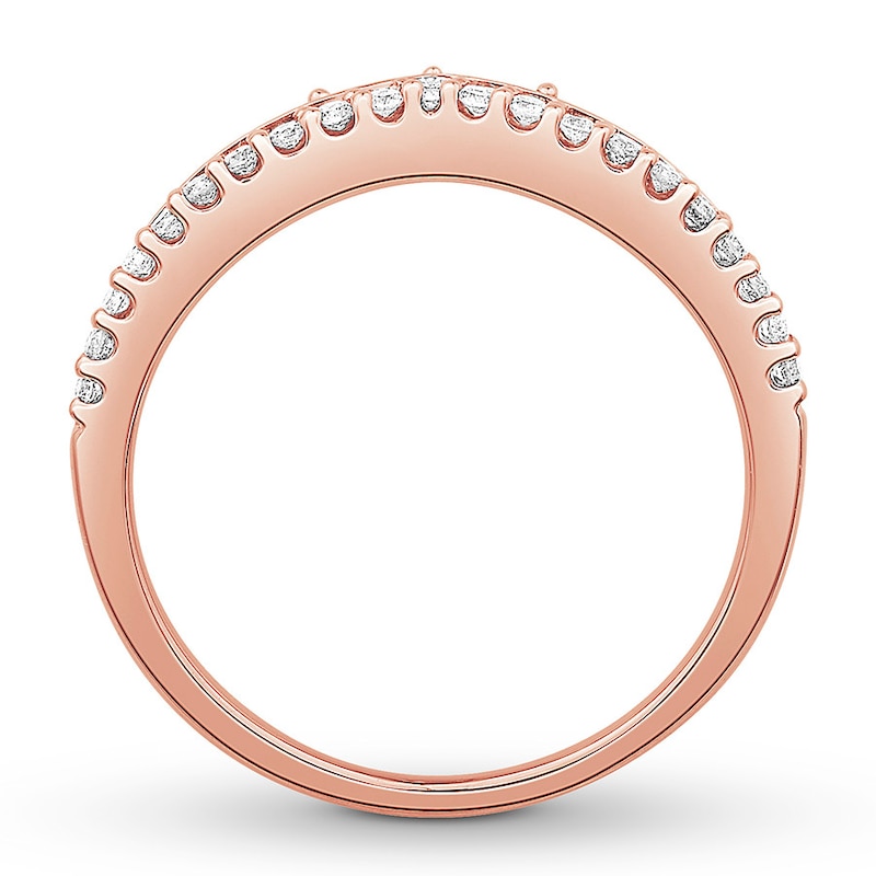 Main Image 2 of Previously Owned Emmy London Diamond Crown Ring 1/3 ct tw 10K Rose Gold