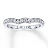 Previously Owned THE LEO Diamond Wedding Band 3/8 ct tw Round-cut 14K White Gold
