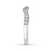 Previously Owned THE LEO Diamond Wedding Band 3/8 ct tw Round-cut 14K White Gold