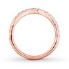 Thumbnail Image 2 of Previously Owned THE LEO Diamond Wedding Band 3/8 ct tw Round-cut 14K Rose Gold