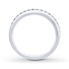 Previously Owned THE LEO Diamond Wedding Band 1/4 ct tw Round-cut 14K White Gold