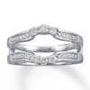 Thumbnail Image 1 of Previously Owned Enhancer 1/2 ct tw Round-cut Diamonds 14K White Gold - Size 8.5