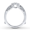 Thumbnail Image 2 of Previously Owned Enhancer 1/2 ct tw Round-cut Diamonds 14K White Gold - Size 8.5