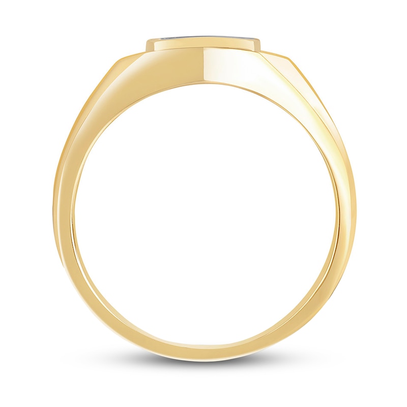 Main Image 2 of Previously Owned Men's Diamond Ring 1/4 ct tw 10K Yellow Gold Size 7